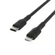 Belkin BoostCharge USB-C to Lightning Cable - Charge iPhone 0-50% in 30 Mins