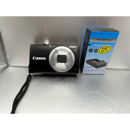 Canon PowerShot A4050 IS 16,0 MP - Black Saya Trading VOF