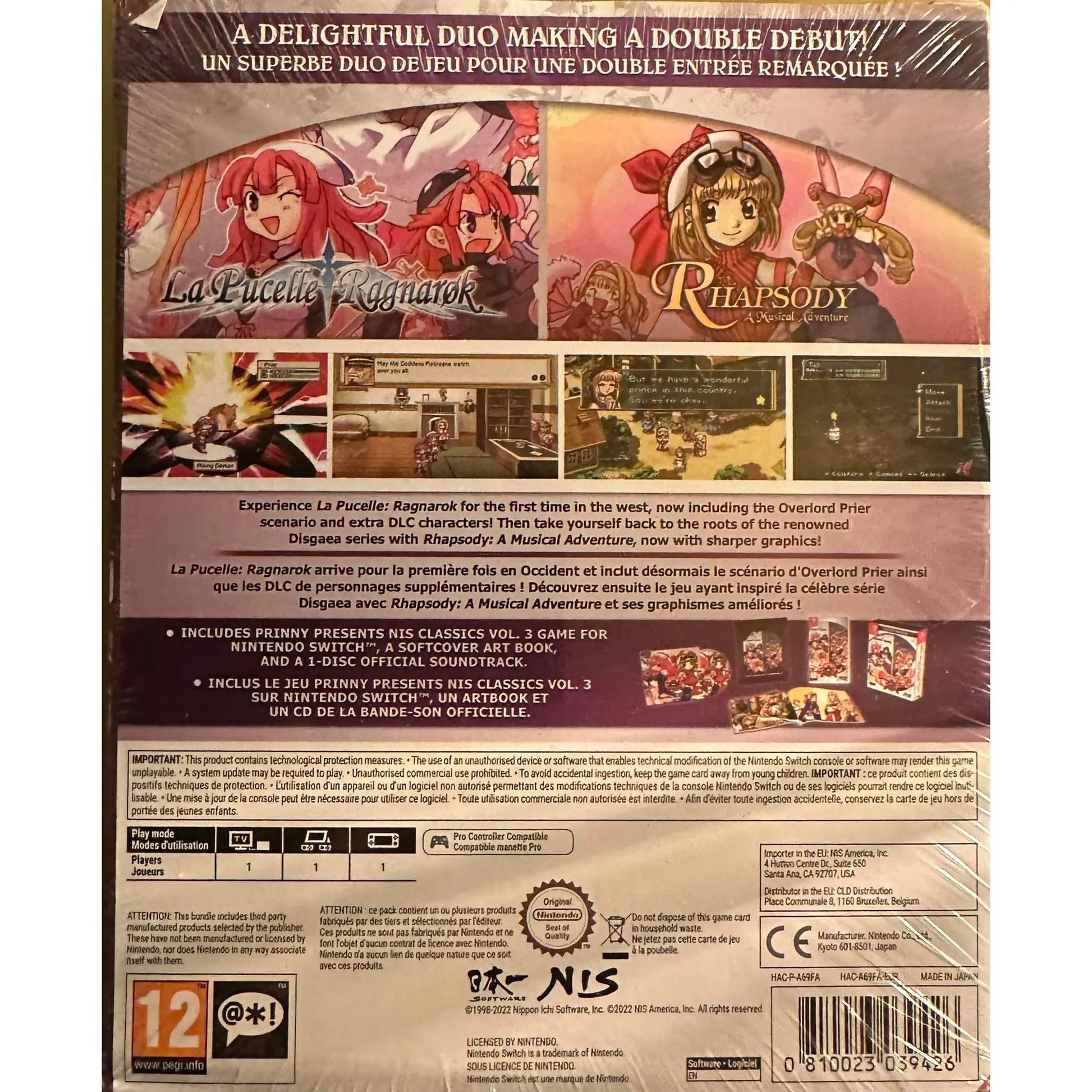 Prinny Presents NIS Classics Volume 3 - Deluxe edition - Nintendo Switch - Saya Trading VOF