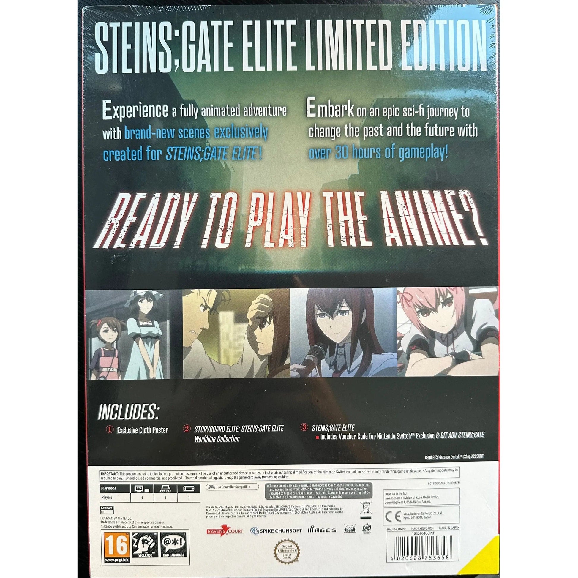 Steins;Gate Elite Limited Edition -  Nintendo Switch Saya Trading VOF