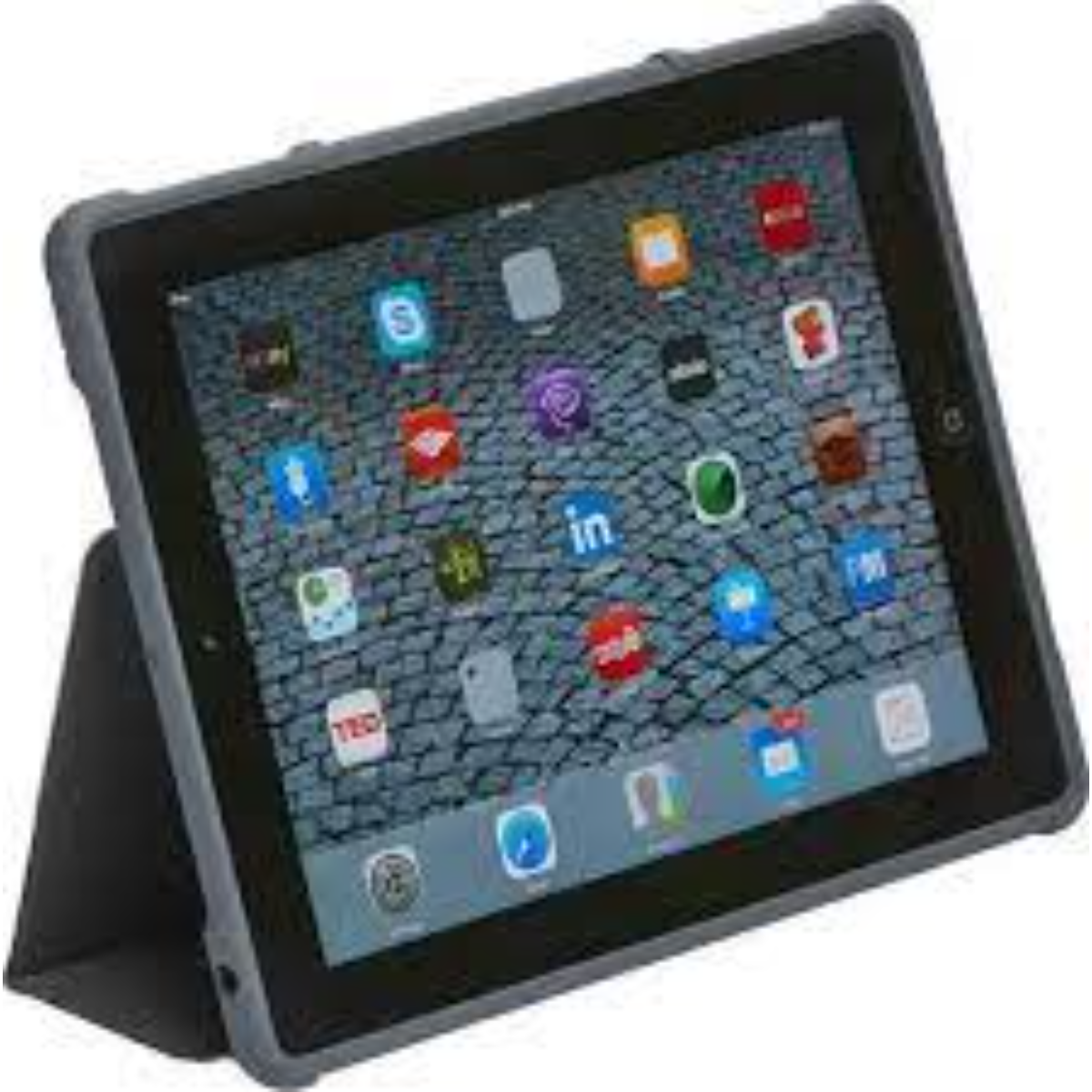 STM Dux Ultra Protective Bookcase iPad 2 / 3 / 4 tablet cover - Black